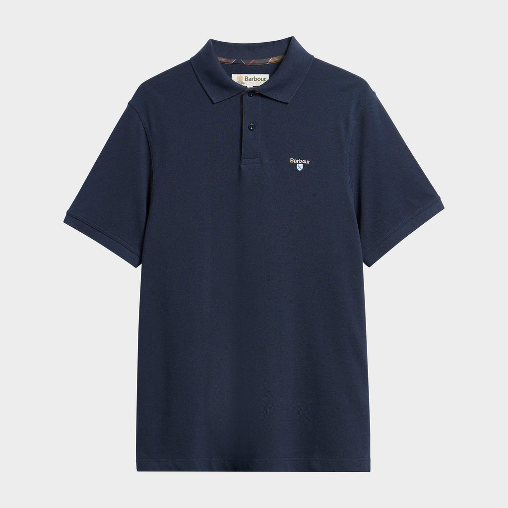 Men's Tartan Pique Polo Shirt