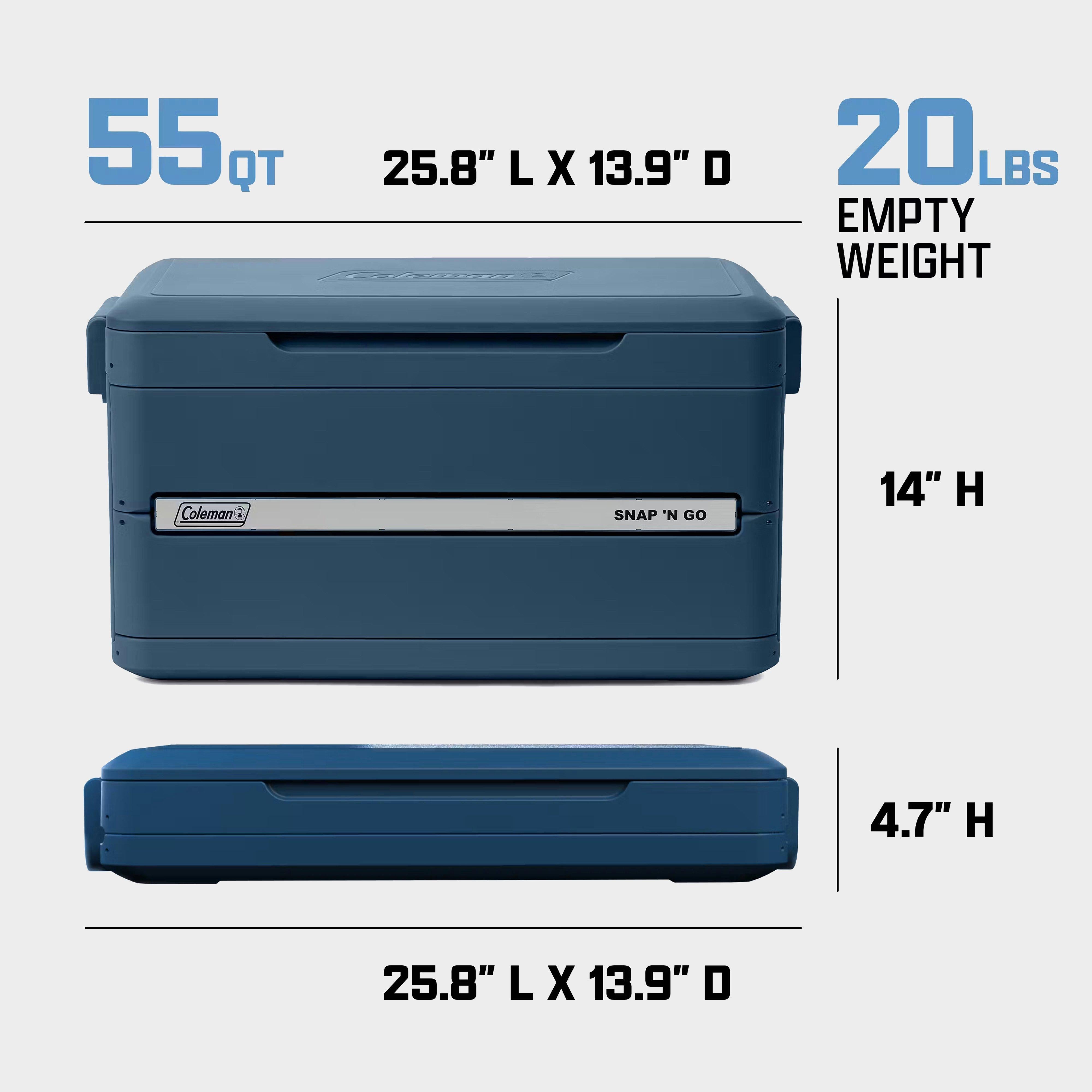 Snap N Go Collapsible Cool Box 55QT