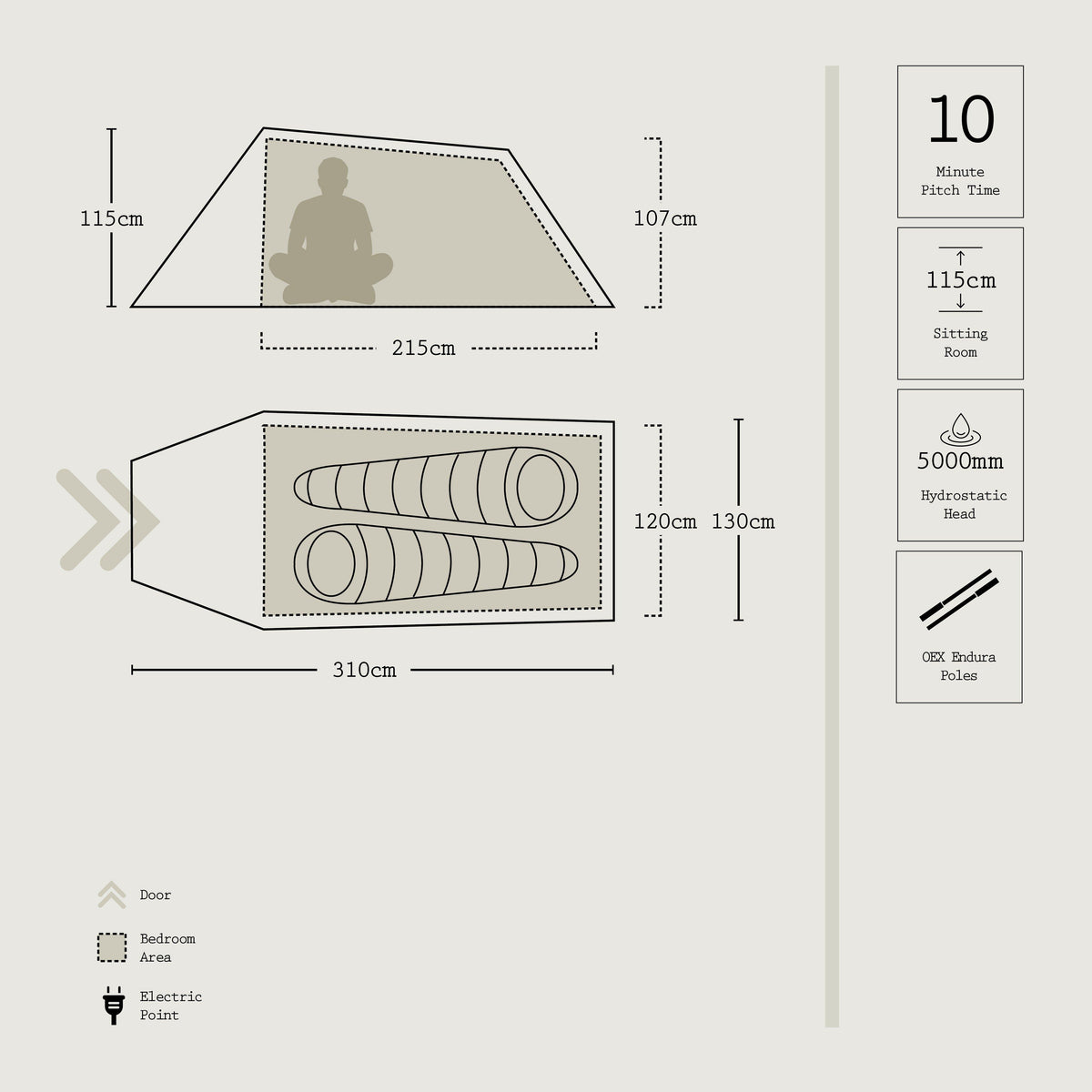 Hyena II Tunnel Tent