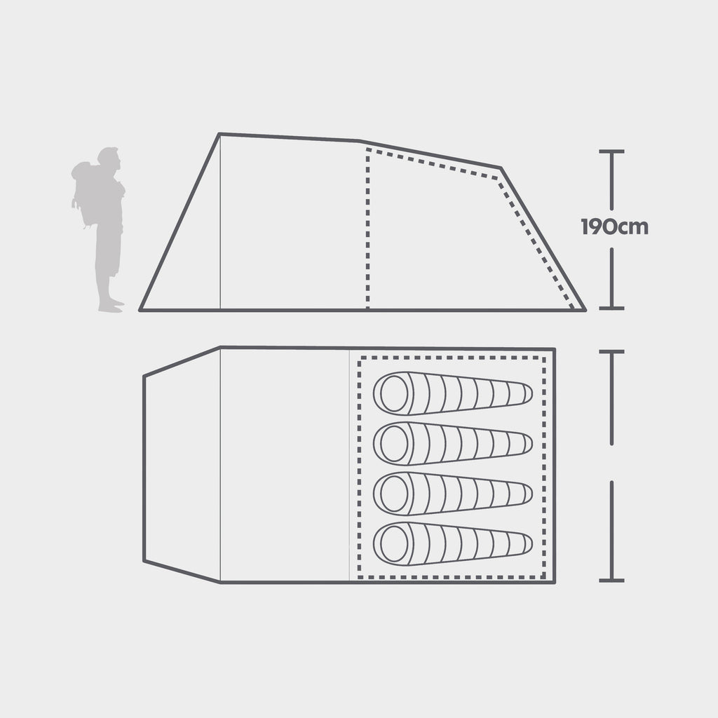 Sendero 4 Family Tent
