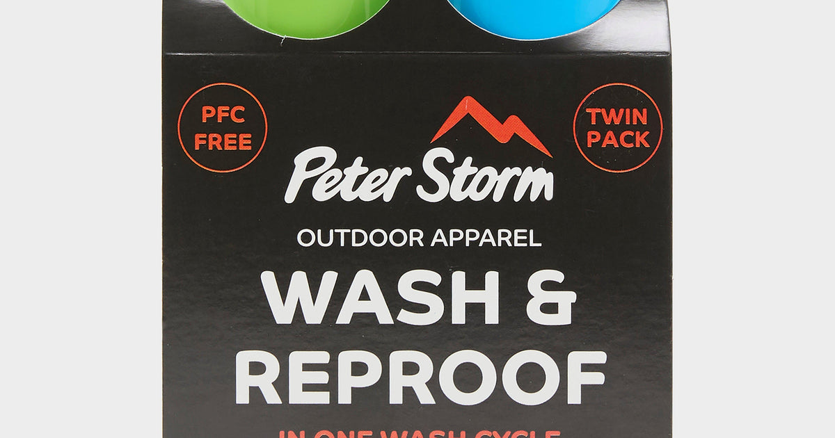 Multi Peter Storm Wash & Reproof Twin Pack – Blacks