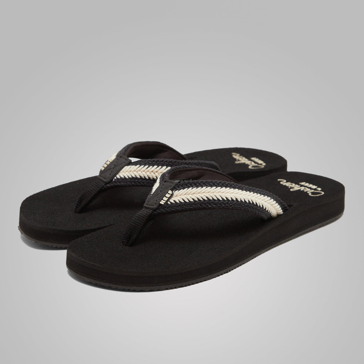 Women's Baja Maria Flip Flops Black Vintage