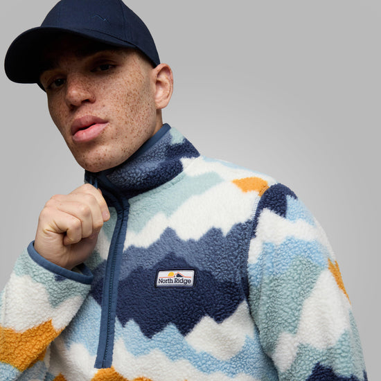 Men’s Vision Half-Zip Printed Fleece