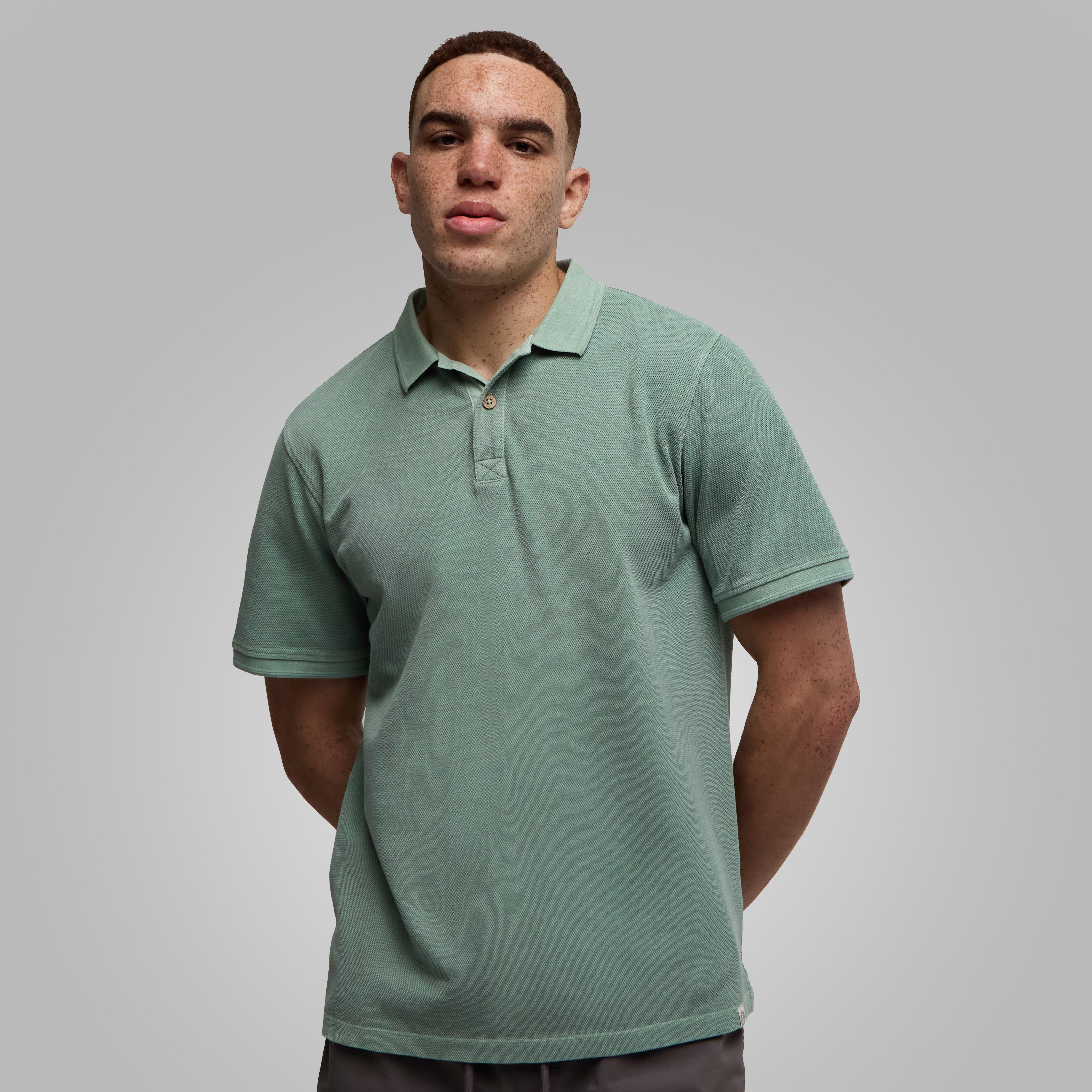 Men’s Washed Polo Shirt