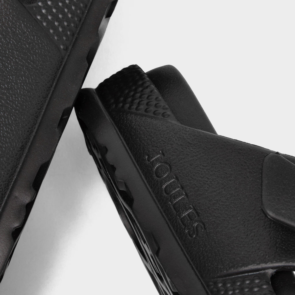 Women’s Soleil Black Buckle Flip Flop