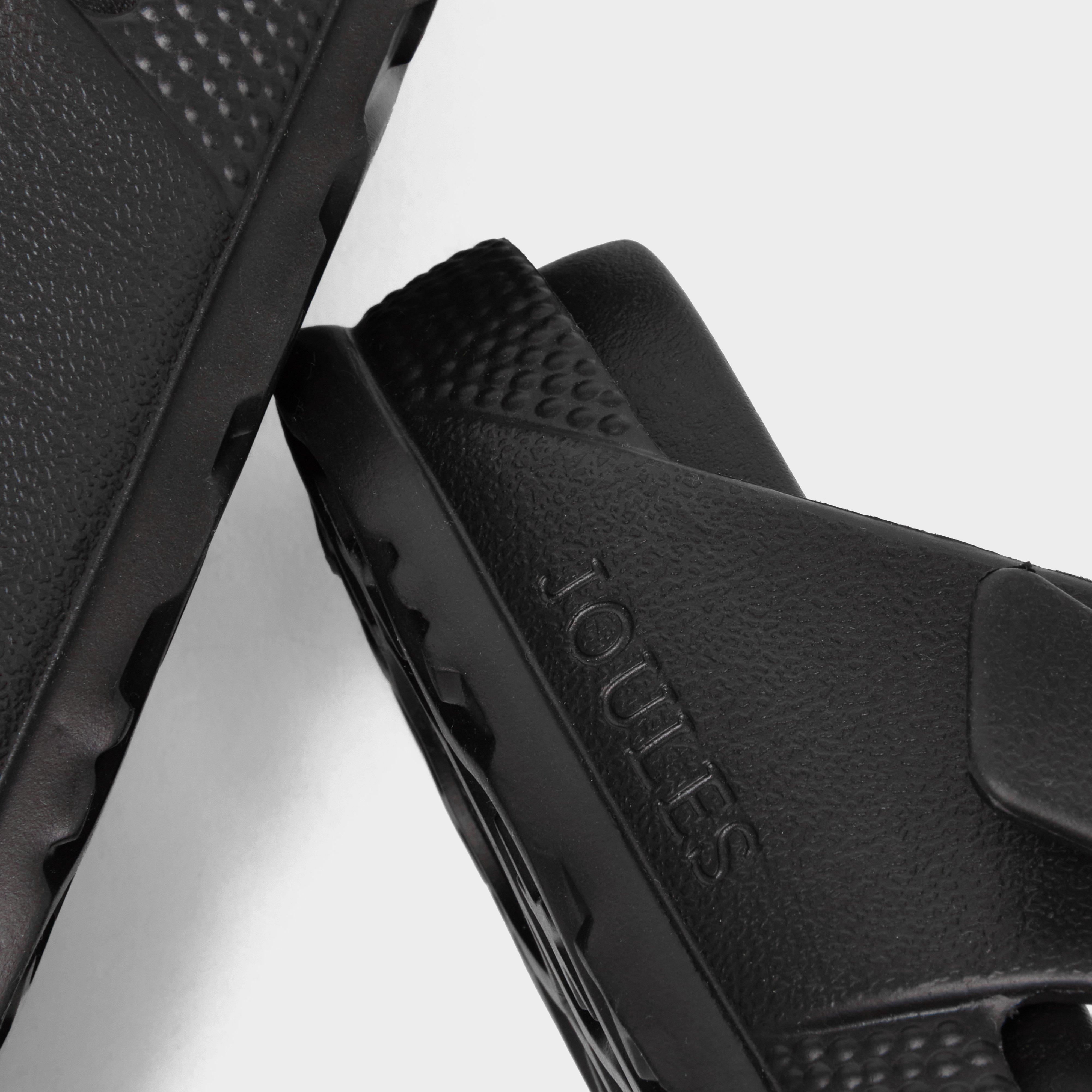 Women’s Soleil Black Buckle Flip Flop