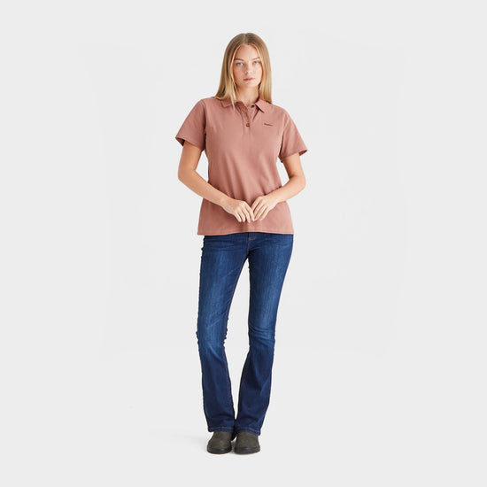 Women's Signature Polo Shirt Dusky Pink