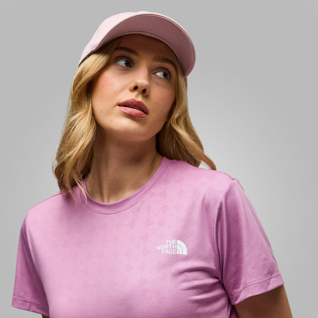 Women's Flex Geo Embossed Regular T-Shirt