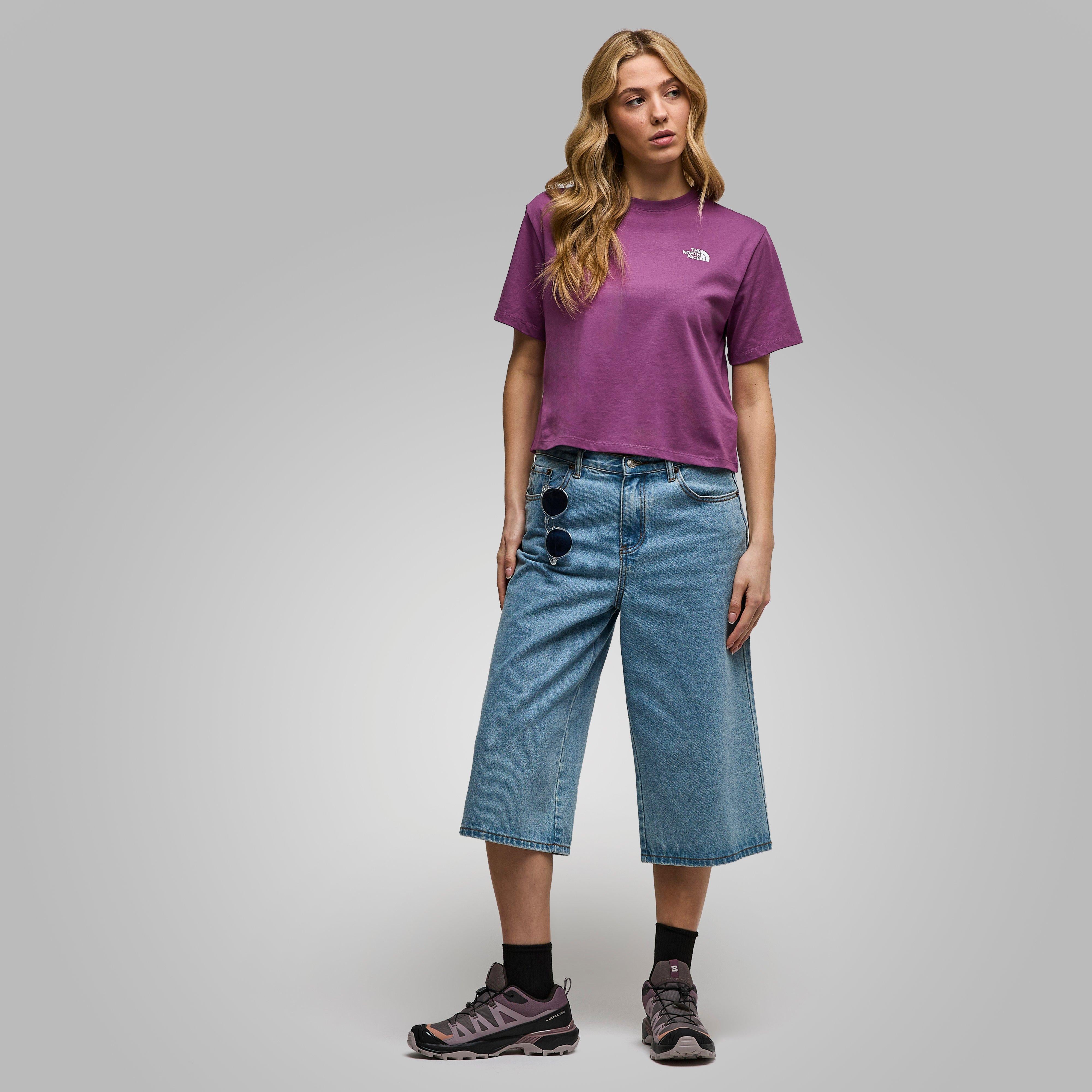 Women's Evolution Simple Dome Cropped Relaxed T-Shirt