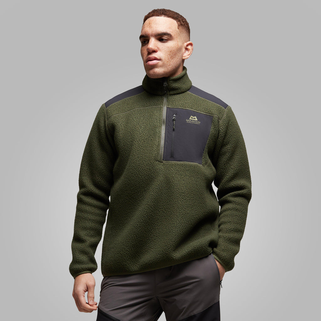 Men's Highpile Zip Top Fleece