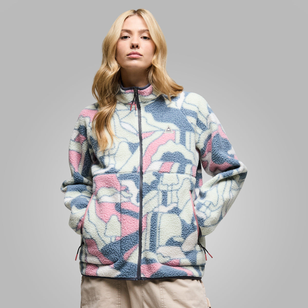 Women's Home Full Zip Sherpa Fleece