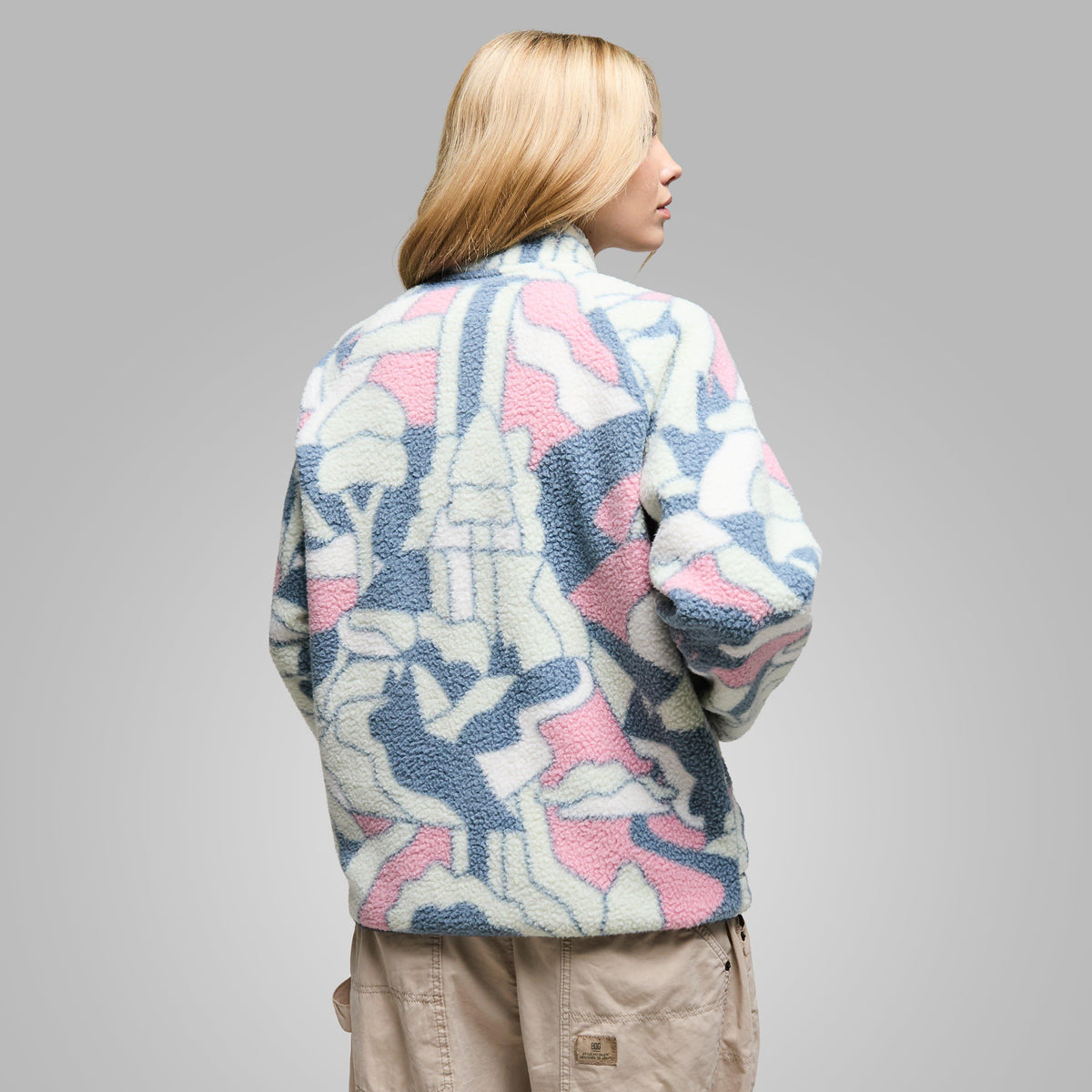 Women's Home Full Zip Sherpa Fleece