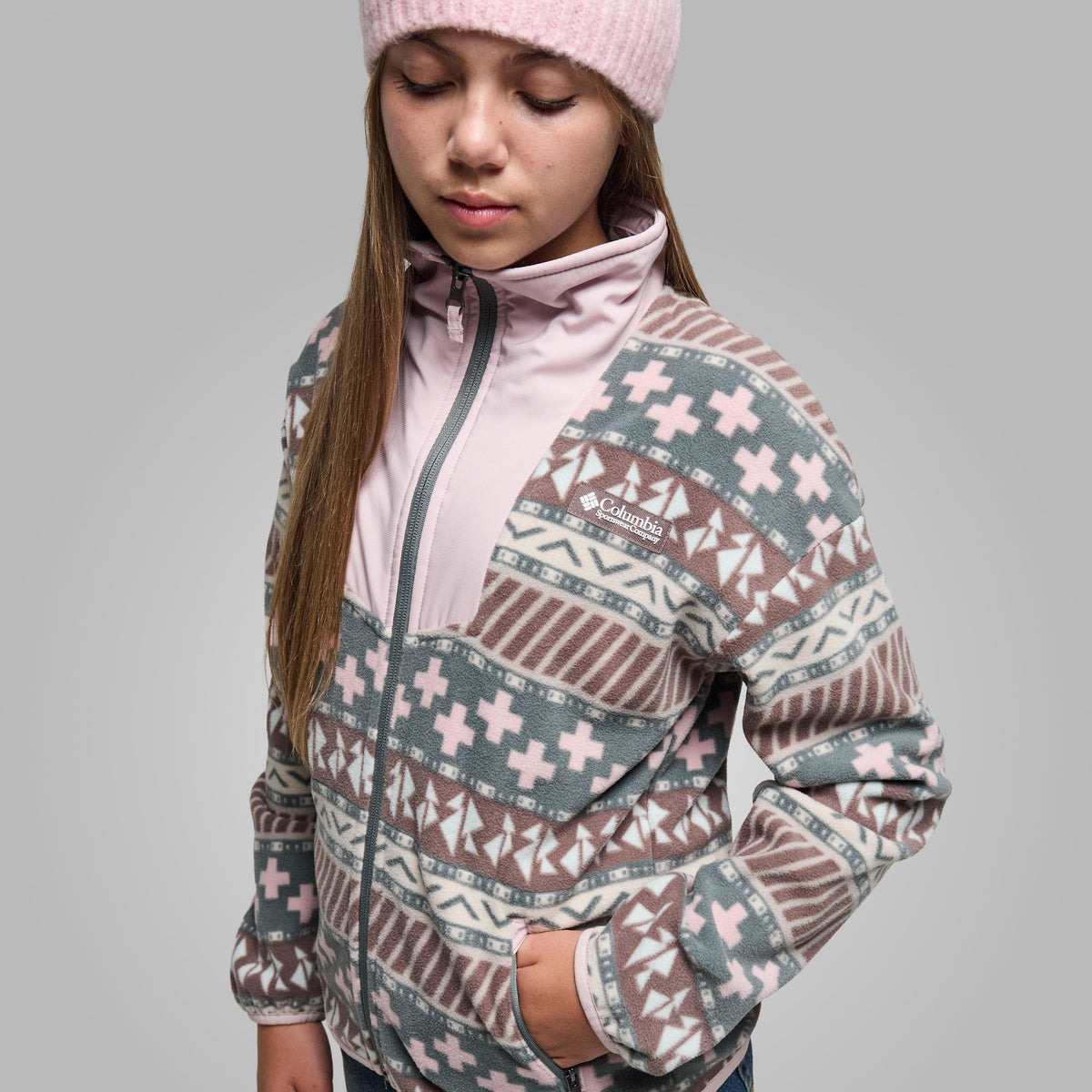 Kids' Sequoia Grove™ Printed Fleece Jacket