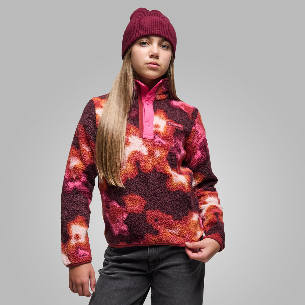 Kids' Helvetia™ II Printed Half Snap Fleece