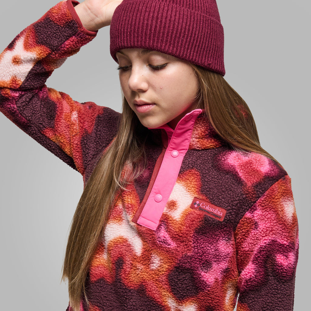 Kids' Helvetia™ II Printed Half Snap Fleece