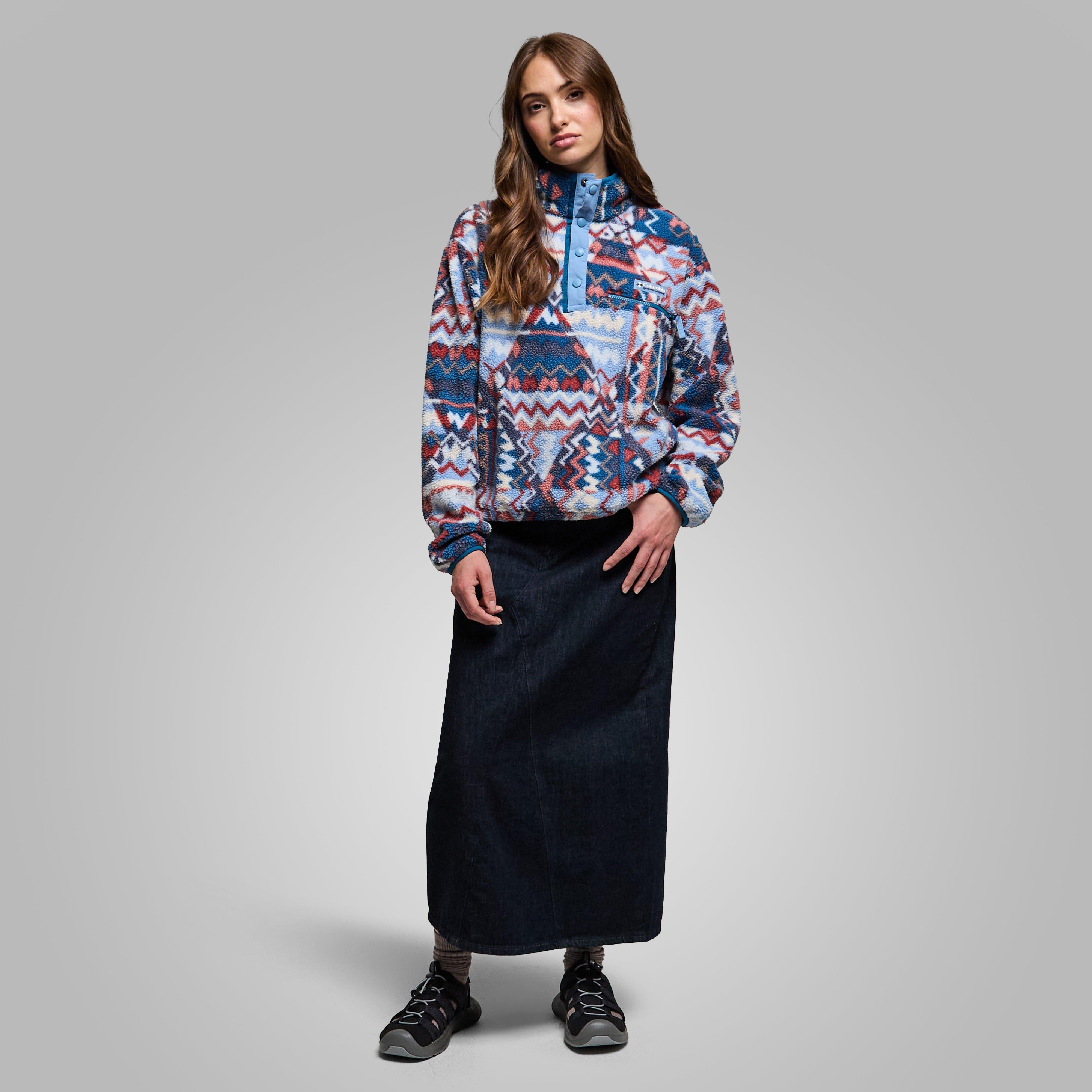 Helvetia™ II Printed Cropped Half Snap