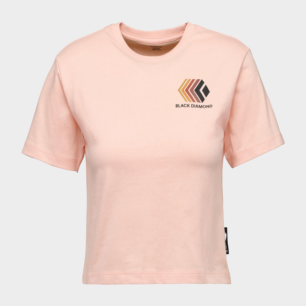 Women's Faded Crop Short Sleeve Tee