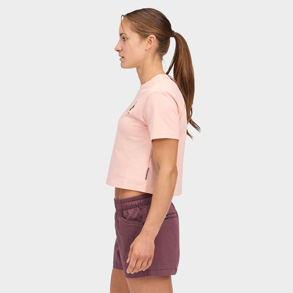 Women's Faded Crop Short Sleeve Tee