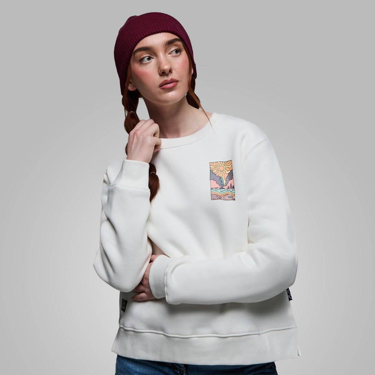 Women's Canyon Cropped Crew Midlayer