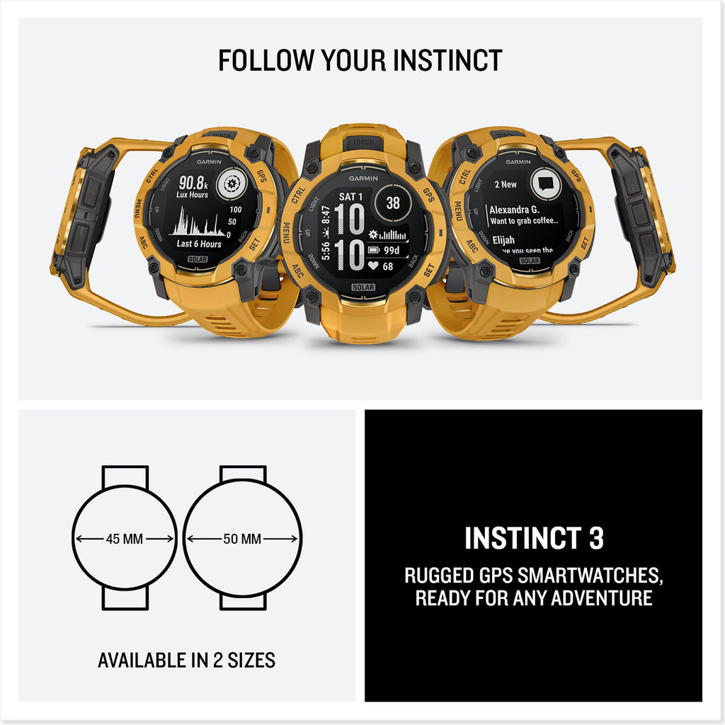 Instinct® 3 SOLAR (50mm)