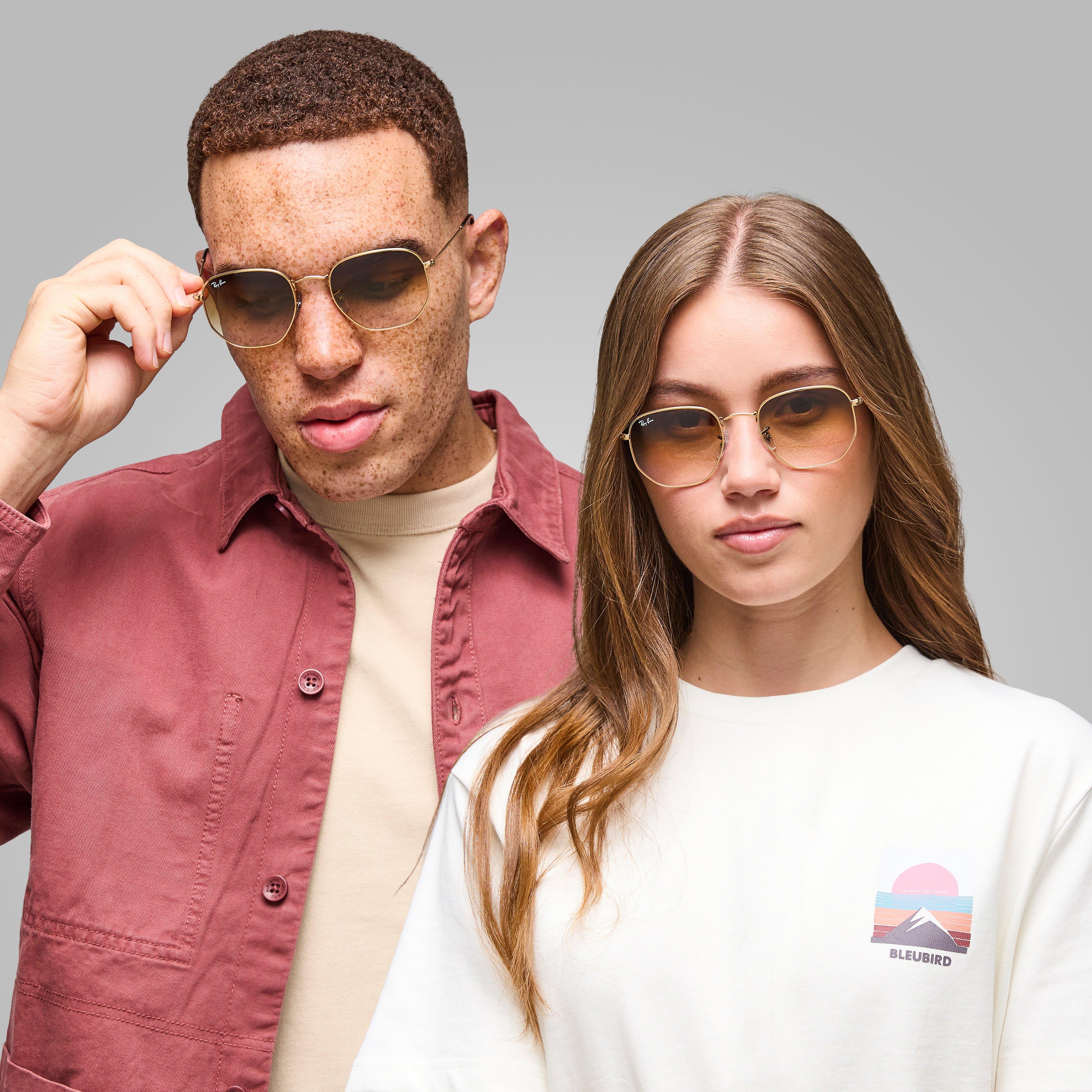 Hexagonal Gradient Sunglasses