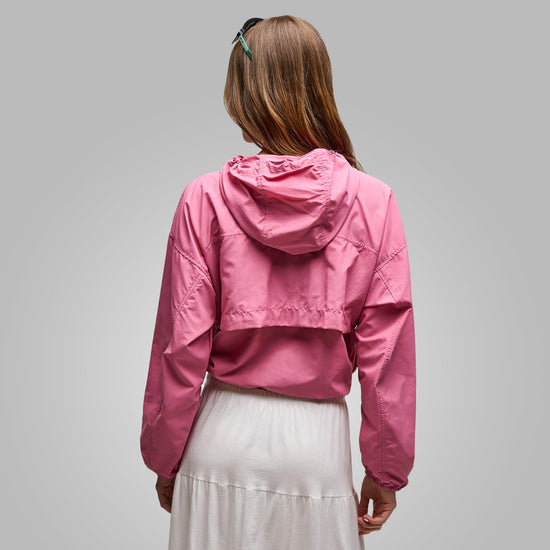 Women’s Spire Valley Cropped Hooded Windbreaker Jacket