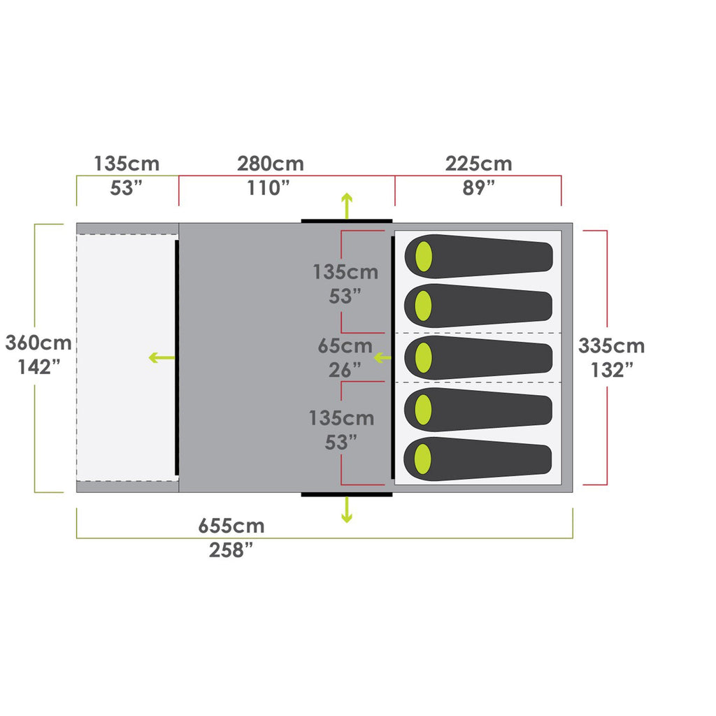 Refurbished Evo TL V2 Inflatable Air Tent