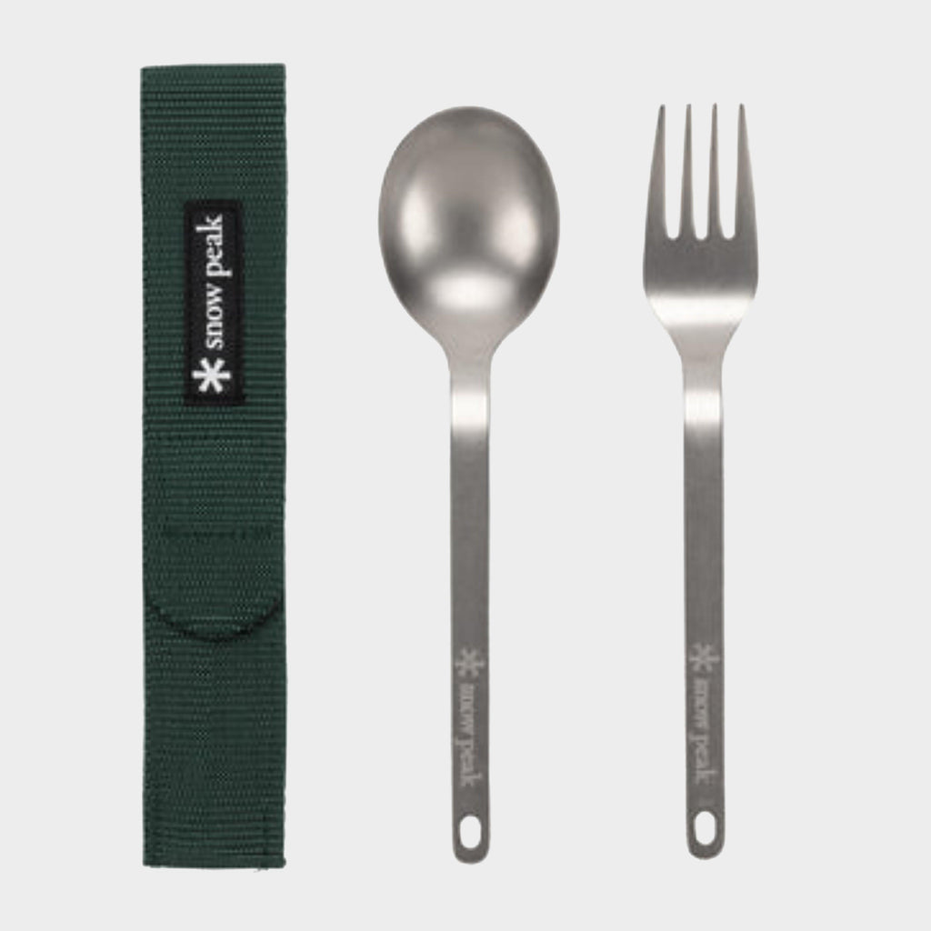 Titanium Fork & Spoon Set