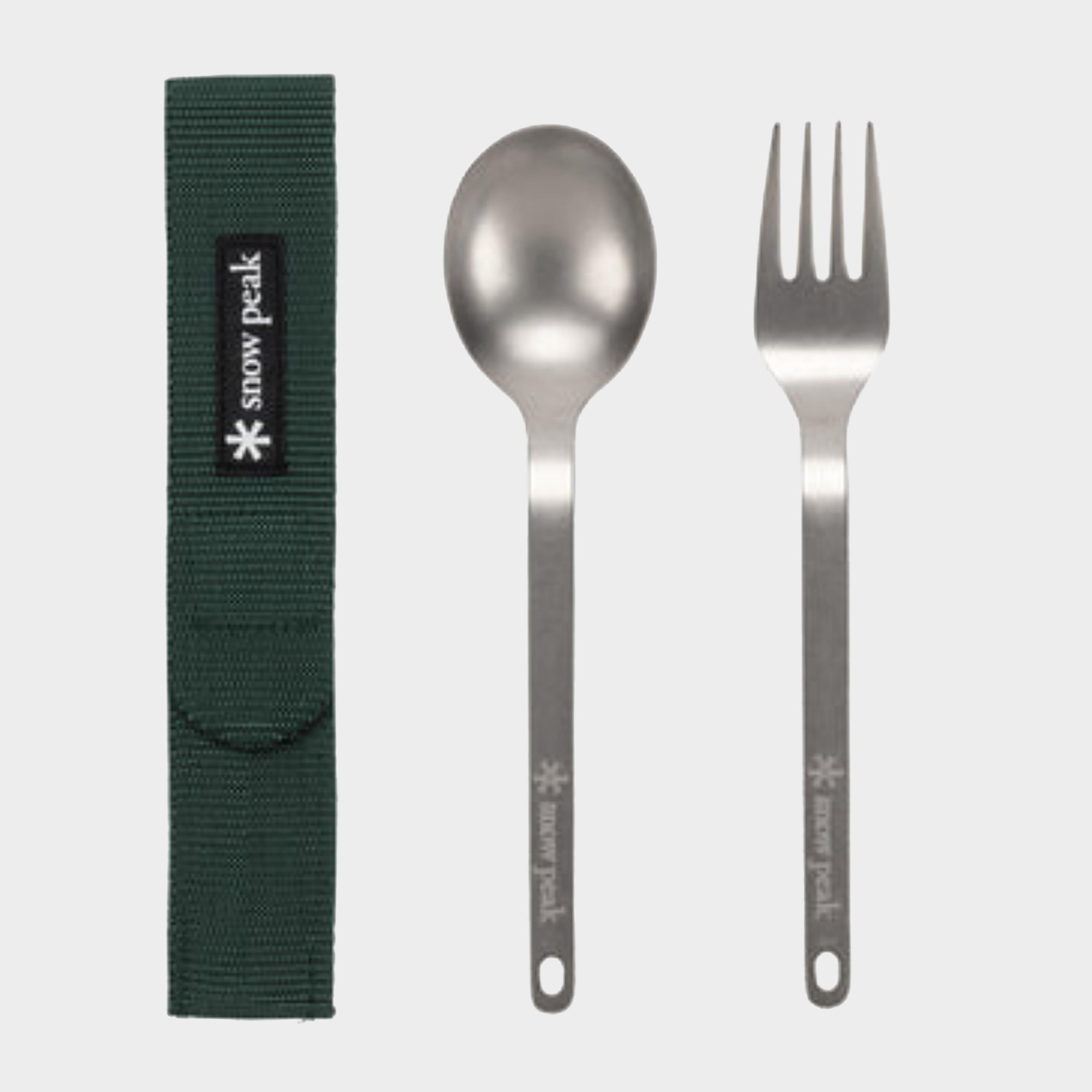 Titanium Fork & Spoon Set
