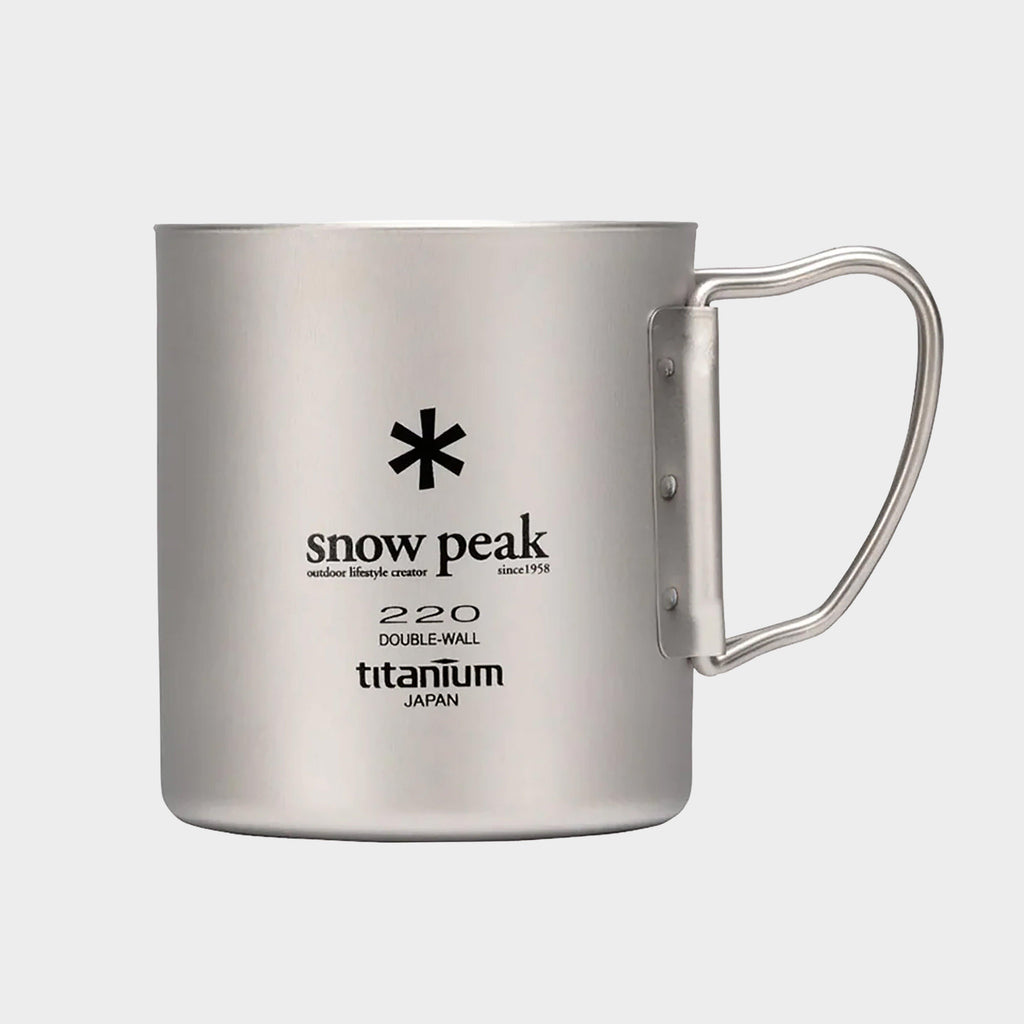 Titanium Single Wall Mugs 220ml